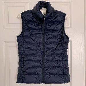 Uniqlo Ultra Light Down Vest XS in Navy Blue